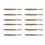 BROWNELLS 6MM CALIBER DOUBLE-TUFF RIFLE BRUSH PACK OF 12, BRONZE