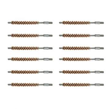 Brownells 6MM Caliber Double-Tuff Rifle Brush Pack of 12, Bronze