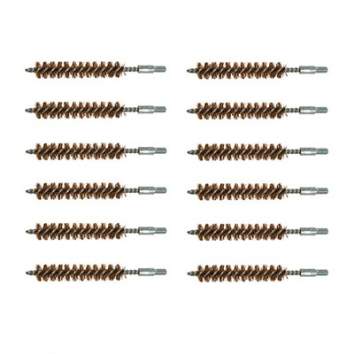 BROWNELLS 35-38 CALIBER DOUBLE-TUFF RIFLE BRUSH PACK OF 12, BRONZE