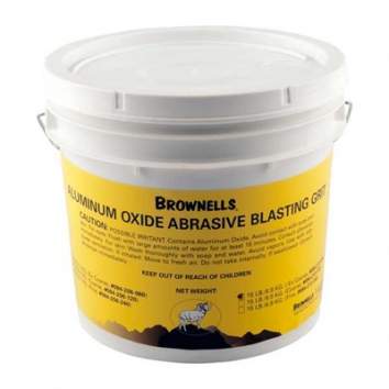 Brownells Abrasive Blasting Ex-Coarse 60 Grit 15 Lbs, Aluminum Oxide