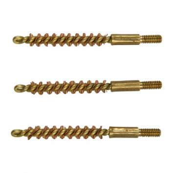 Brownells 17 Caliber Pistol Bore Brush 3 per Pack, Bronze