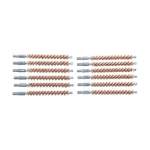 BROWNELLS 6MM-25 CALIBER RIFLE BORE BRUSH 12 PER PACK, BRONZE