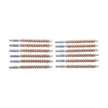 Brownells 6MM-25 Caliber Rifle Bore Brush 12 per Pack, Bronze