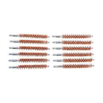 Brownells 338 Caliber Rifle Bore Brush 12 per Pack, Bronze