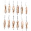 Brownells 9MM-38/357 Caliber Pistol Bore Brush 12 per Pack, Bronze