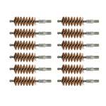 BROWNELLS 475-480 CALIBER PISTOL BORE BRUSH 12 PER PACK, BRONZE