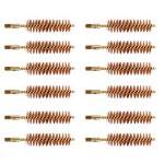 BROWNELLS 54 CALIBER BEEFY RIFLE BORE BRUSH PACK OF 12, BRONZE