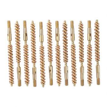 Brownells 22 Cal Special Line M16 Rifle Brush 8-36 TPI Pack of 12, Brass