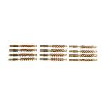 BROWNELLS 22 CALIBER SPECIAL LINE PISTOL BRUSH PACK OF 12, BRASS