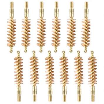 Brownells 9mm/38/357 Caliber Special Line Pistol Brush Pack of 12, Brass