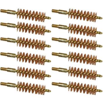 Brownells 10mm/40/41 Caliber Special Line Pistol Brush Pack of 12, Brass