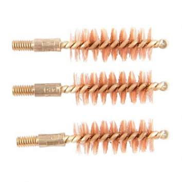 Brownells 44/45 Caliber Special Line Pistol Brush Pack of 3, Brass
