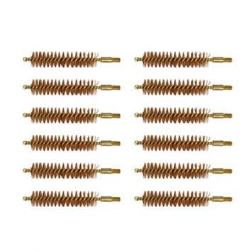 Brownells 50 Caliber Special Line Rifle Brush Pack of 12, Brass