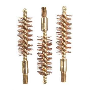 Brownells 10mm/40 Cal Special Line Double-Tuff Pistol Brush Pack of 3, Brass