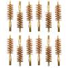 Brownells 44/45 Cal Special Line Double-Tuff Pistol Brush Pack of 12, Brass