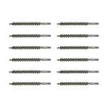 BROWNELLS 243/25 CALIBER STANDARD LINE RIFLE BRUSH, STAINLESS STEEL PACK OF 12