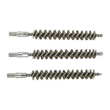Brownells 8MM Caliber Standard Line Rifle Brush, Stainless Steel Pack of 3