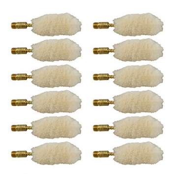 Brownells 12 Gauge Bore Mop Pack of 12, Wool