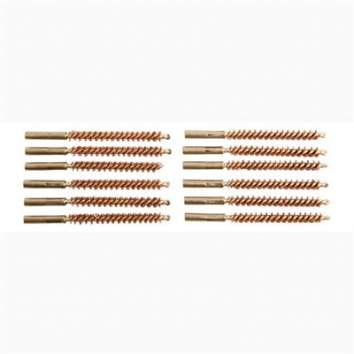 Brownells 6mm-25 Cal Special Line Dewey Rimfire Rifle Brush Pack of 12, Bronze