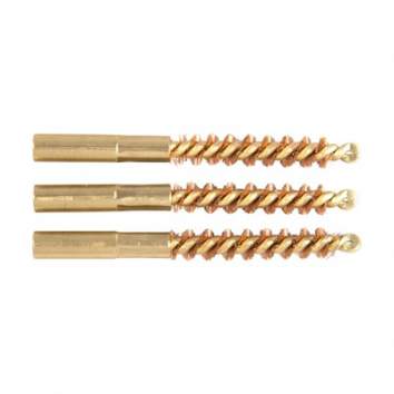 Brownells 22 Caliber Special Line DeweyPistol Brush Pack of 3, Bronze