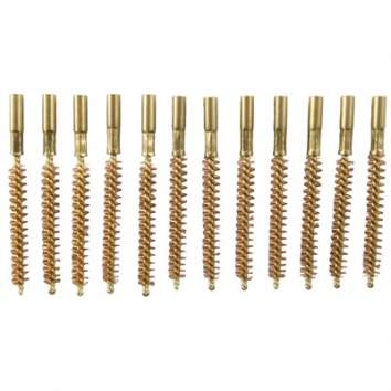 Brownells 30 Caliber Special Line Dewey Rifle Brush Pack of 12, Bronze