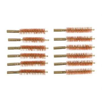 Brownells 50 Caliber Special Line Dewey Rifle Brush Pack of 12, Bronze
