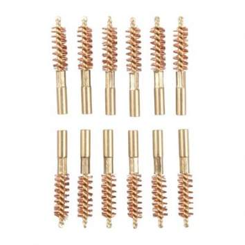 Brownells 9mm Special Line Dewey Pistol Brush Pack of 12, Bronze