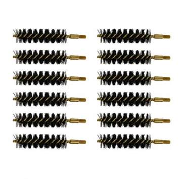 BROWNELLS 54 CALIBER STANDARD LINE POWDER BRUSH, NYLON BLACK 12 PER PACK