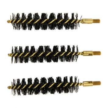 Brownells 58 Caliber Standard Line Powder Brush, Nylon Black 3 per Pack