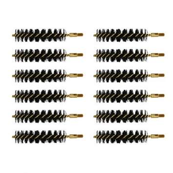 Brownells 58 Caliber 8-32M Powder Brush, Nylon Black 12 per Pack