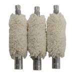 BROWNELLS 12 GAUGE DOUBLE-UP MOPS, COTTON PACK OF 3