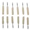 Brownells 12 Gauge Double-Up Mops, Cotton Pack of 12