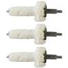 Brownells .223 Remington Chamber Mop for AR-15/M16 Pack of 3, Cotton