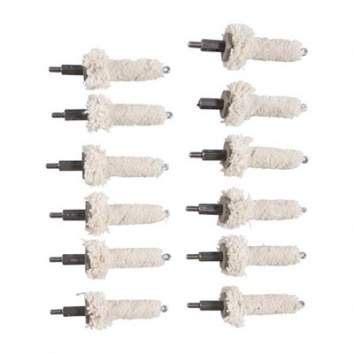 Brownells .223 Remington Chamber Mop for AR-15/M16, Cotton Pack of 12