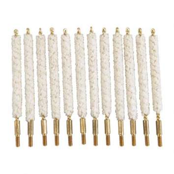Brownells 17 Caliber Bore Mop, Cotton Pack of 12