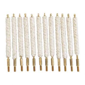 Brownells 17 Caliber Bore Mop Universal Handguns, Universal Rifles, Cotton Pack of 12