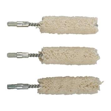Brownells 40 Caliber Bore Mop, Cotton Pack of 3