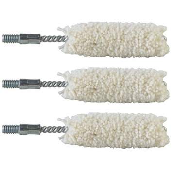 Brownells 44-45 Caliber Bore Mop Universal Handguns, Universal Rifles, Cotton Pack of 3