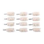 BROWNELLS 12 GAUGE BORE MOP, COTTON PACK OF 12