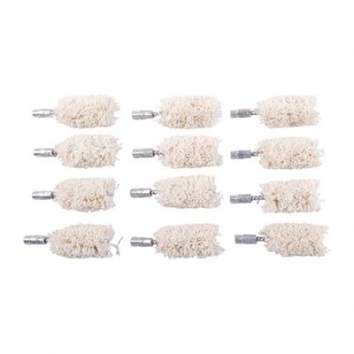 Brownells 12 Gauge Bore Mop, Cotton Pack of 12