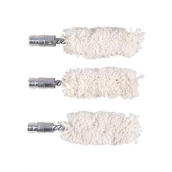 Brownells 20 Gauge Bore Mop Universal Shotguns, Cotton Pack of 3