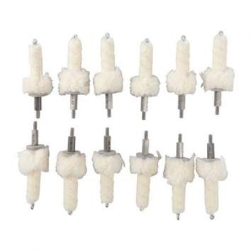 Brownells .223 Caliber Chamber Wool Mop Pack of 12