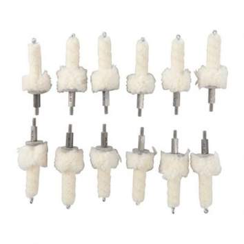 Brownells .223 Remington Chamber Mop for AR-15/M16 Pack of 12, Wool