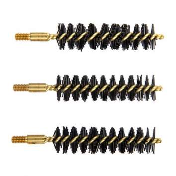 Brownells 50 Caliber Powder Heavy Weight Rifle Brush, Nylon Black Pack of 3