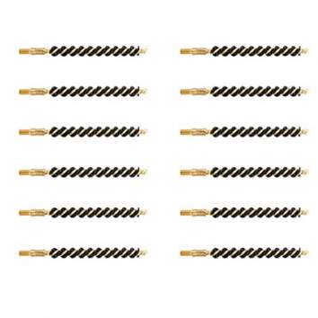 Brownells 243/25 Caliber Heavy Weight Rifle Brush, Nylon Pack of 12