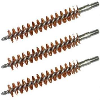 Brownells Small General Purpose Chamber Brush, Bronze 3 Per Pack