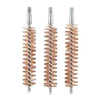 Brownells Medium General Purpose Chamber Brush Universal Rifles, Bronze Pack of 3