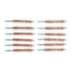BROWNELLS 9MM, 38 SPECIAL, 357 MAG CALIBER CHAMBER BRUSH UNIVERSAL HANDGUNS, BRONZE PACK OF 12