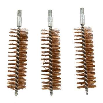 Brownells 20 Gauge Chamber Brush 8-32 Thread Universal Shotguns, Bronze Pack of 3