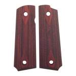 ED BROWN 1911 COMMANDER, GOVERNMENT LAMINATE GRIP SIMULATED WOOD